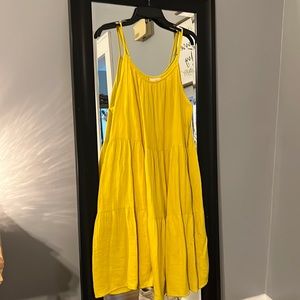 Yellow Tiered Sundress